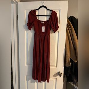 NWT Abercrombie and fitch midi dress